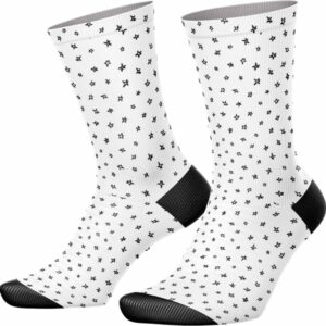 Chaussettes de course CURLYNAK – Blanc / Noir – taille 35/38 2025