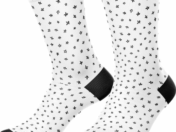 Chaussettes de course CURLYNAK - Blanc / Noir - taille 35/38 2025