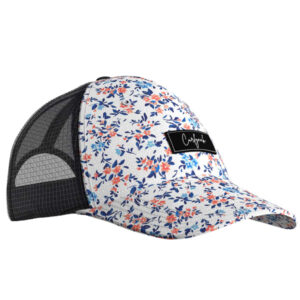 Casquette TRUCKER LIFESTYLE Blanc Bleu Rose Curlynak – Taille Unique 2025