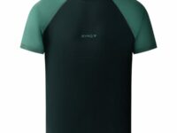 Tee-shirt AYAQ BIAFO Layer Merinos pour homme - Vert / Noir - taille M 2025