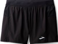 Short de running BROOKS Journey 5" - Noir - taille S 2025
