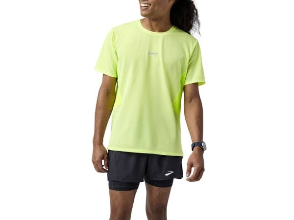 Tee-shirt technique Brooks High Point Short Sleeve 2.0 pour homme - Vert - taille S
