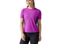 Tee-shirt technique BROOKS High Point Short Sleeve 2.0 pour femme - Violet - taille XS
