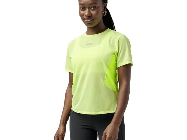 Tee-shirt technique femme Brooks High Point Short Sleeve 2.0 W - Vert - Taille XS