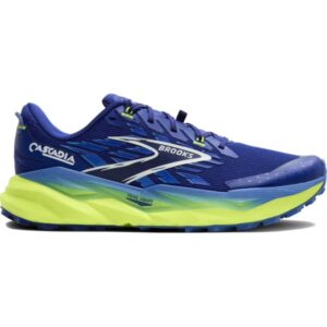 Chaussures de trail BROOKS Cascadia 19 – Bleu / Jaune – taille 42 2025