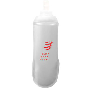 Flasque souple de course à pied COMPRESSPORT Ergoflask 500ml Blanc / Gris Unique 2025