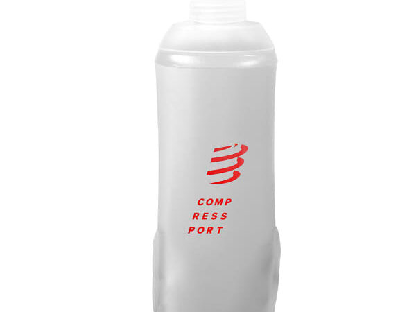 Flasque souple de course à pied COMPRESSPORT Ergoflask 500ml Blanc / Gris Unique 2025