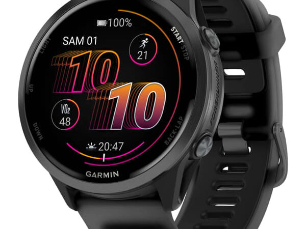 Montre GPS connectée Garmin Forerunner 570 47mm Noir Unique 2025