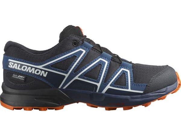 Chaussures de running pour enfant Salomon Speedcross Wp J - Noir / Bleu