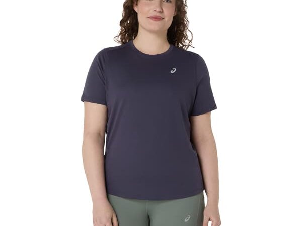 ASICS Core Ss Top W - Tee-shirt Technique à Manches Courtes pour Femme - Bleu - Taille XS
