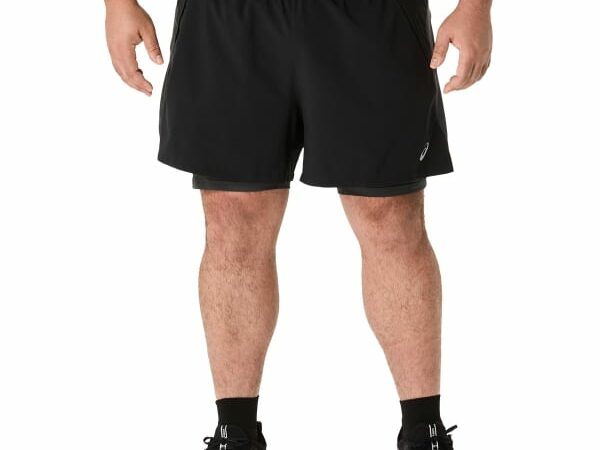 ASICS Road 2n1 5in Short - Noir - taille S 2025