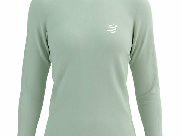 Tee-shirt technique à manches longues pour femme COMPRESSPORT Performance Ls Tshirt W - Vert - taille XS 2025