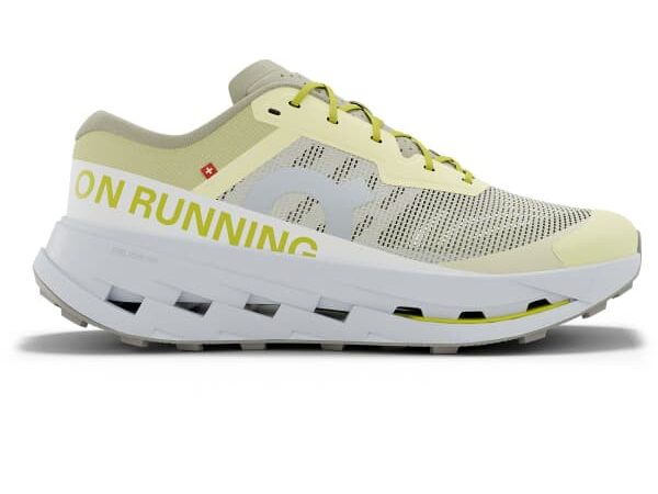 Chaussure de trail femme ON RUNNING Cloudultra 3 W - Gris / Jaune - taille 36 1/2 2025