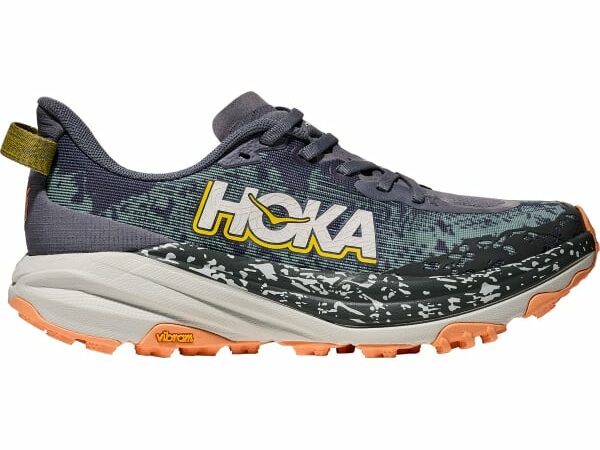 Chaussure de trail HOKA ONE ONE Speedgoat 6 W - Blanc / Noir / Gris - taille 36 2025