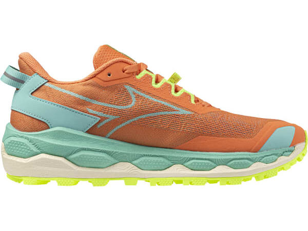 Chaussures de trail femme Mizuno Wave Mujin 11 W - Orange/Bleu - Taille 36 1/2 2025