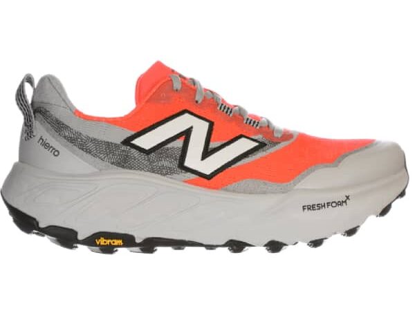 Chaussures de trail NEW BALANCE Fresh Foam X Hierro V9 - Gris / Orange - taille 41 1/2 2025