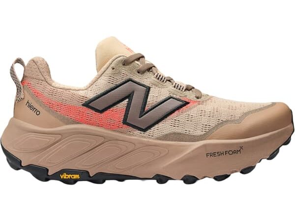 Chaussure de running New Balance Fresh Foam X Hierro V9 pour homme - Beige / Rose