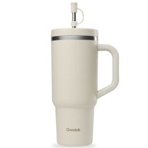 Gobelet isotherme QWETCH Travel Cup Insulated Inox 900ml Beige Unique 2025