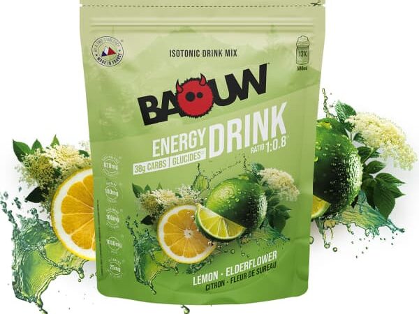 Boisson isotonique Baouw Isotonic Drink Mix Lemon - Elderflower Vert / Jaune Unique 2025