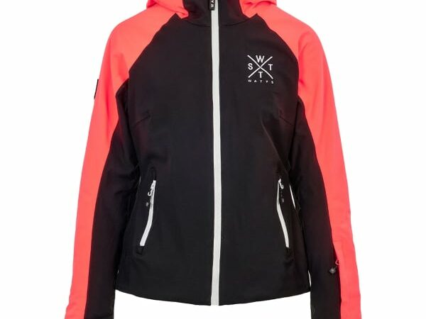 Veste de ski junior WATTS Xice Jr Rose/Noir - Taille 10 ans