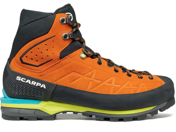 Chaussure de randonnée et d’alpinisme SCARPA Zodiac Tech Gore-tex - Orange / Noir - taille 41 2025