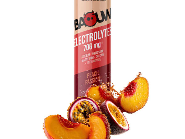 Baouw Electrolytes Pêche - Passion Multicolore Unique 2025
