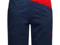 Short d'escalade La Sportiva Bolt pour homme en coton biologique - Bleu / Rouge - Taille S