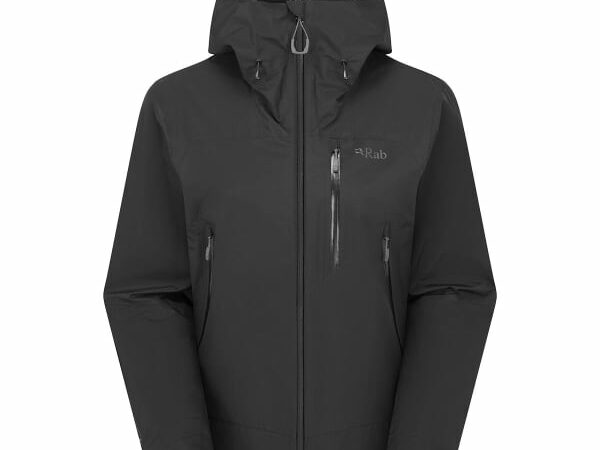 Veste de randonnée femme Rab Downpour Mountain Jacket W - Noir taille 8