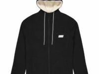 Sweat à capuche zippé Picture Basement Plush - Noir - Taille S