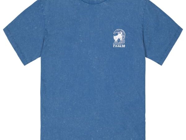 T-shirt homme PICTURE Picturide Tee - Bleu - taille XS 2026