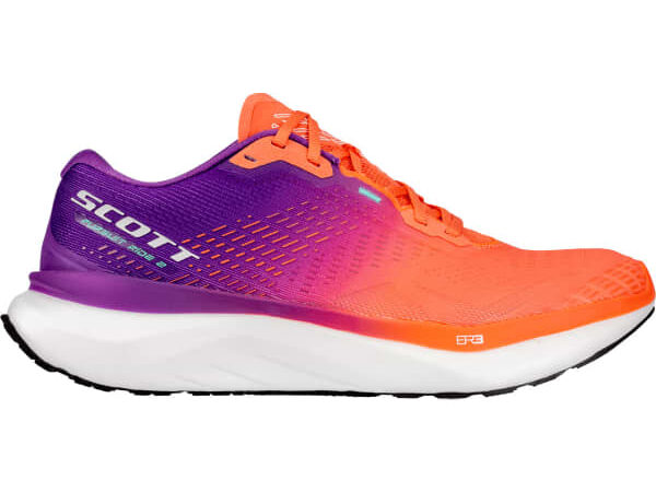 Chaussure de running Scott W's Pursuit Ride 2 Orange / Violet / Blanc - Taille 37 1/2 2025