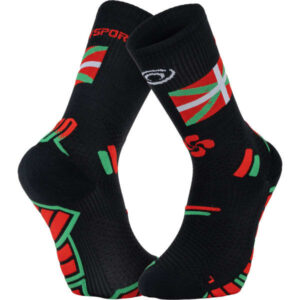 Chaussettes de trail BV SPORT Trail Ultra 2 High Pays Basque – Noir – taille 36/38 2025