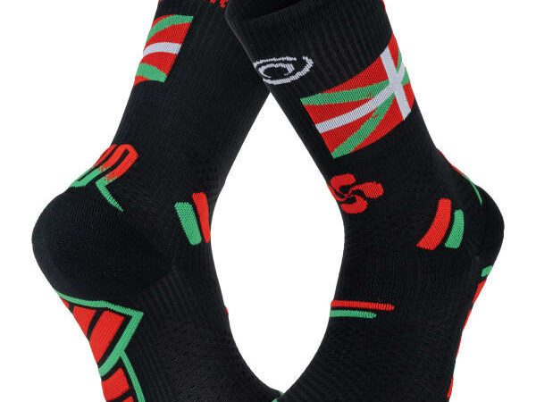 Chaussettes de trail BV SPORT Trail Ultra 2 High Pays Basque - Noir - taille 36/38 2025