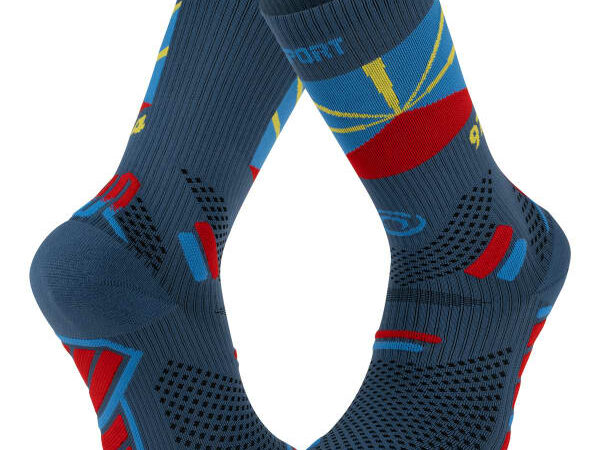 Chaussettes BV SPORT Trail Ultra 2 High Reunion - Bleu - Taille 36/38 2025