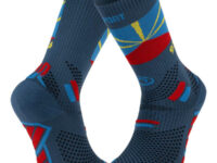 BV SPORT Trail Ultra 2 High Reunion - Chaussettes de trail bleues taille 36/38
