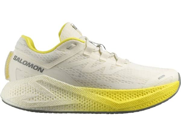 Chaussure de course SALOMON Aero Glide 3 - Blanc / Jaune - taille 40 2/3 2025