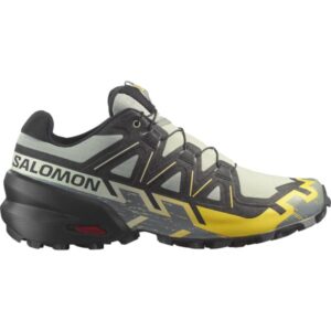 Chaussures de trail SALOMON Speedcross 6 – Gris / Jaune – taille 40
