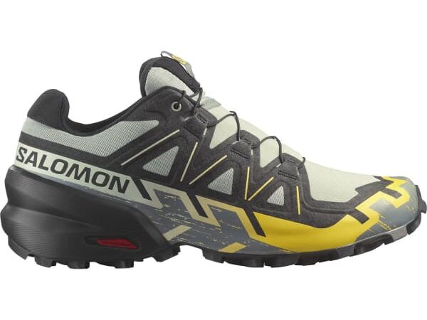Chaussures de trail SALOMON Speedcross 6 - Gris / Jaune - taille 40