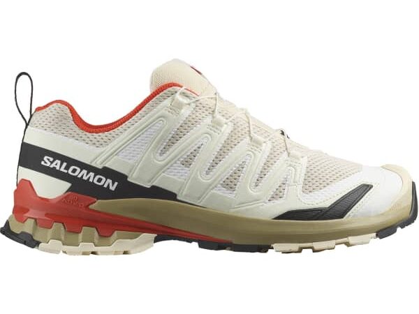 Chaussure de trail homme SALOMON Xa Pro 3d V9 - Blanc / Rouge / Vert taille 40 2025