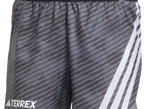 ADIDAS Terrex Techrock Allover Print Shorts - Gris / Blanc - taille XL 2025