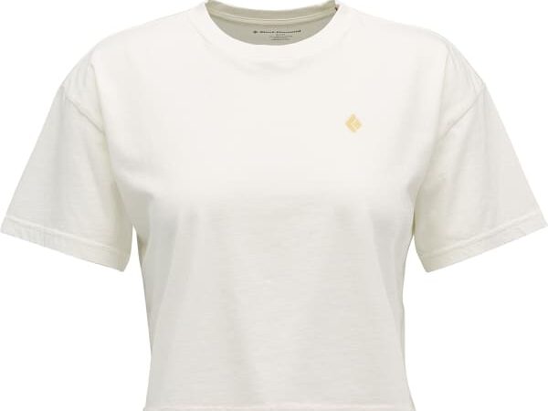 BLACK DIAMOND Faded Crop Ss Tee W - Blanc - taille XS 2025