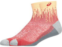 Chaussettes de course ASICS Performance Run Sock Quarter Rouge/Orange Taille 35/38 2025
