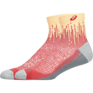 Chaussettes de course ASICS Performance Run Sock Quarter Rouge/Orange Taille 35/38 2025