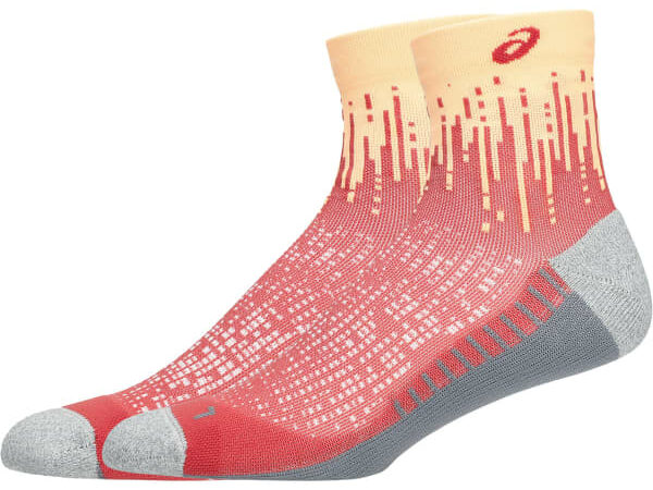 ASICS Performance Run Sock Quarter - Rouge / Orange - taille 35/38 2025