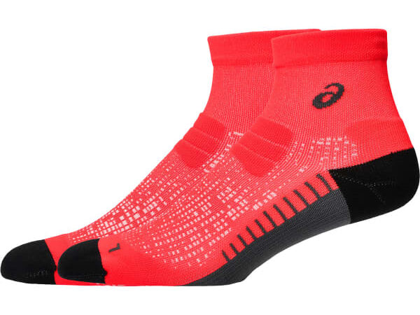 Chaussettes ASICS Performance Run Sock Quarter Rouge - Taille 39/42