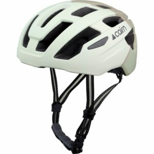 Casque de vélo CAIRN Prism II Blanc / Beige / Vert 58/61 2025