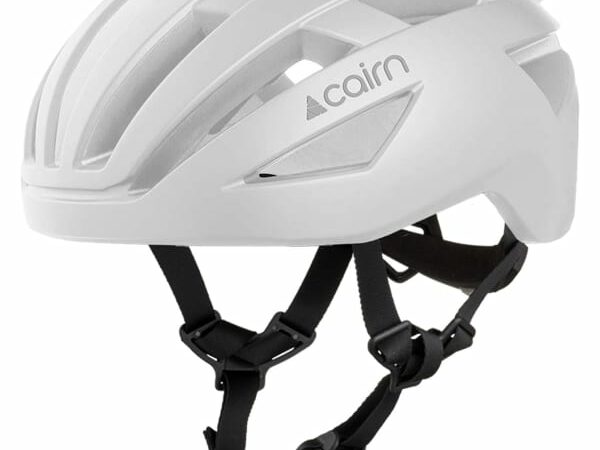 Casque de vélo léger et fiable pour cyclistes - CAIRN Atom Mat Blanc 55/58 2025