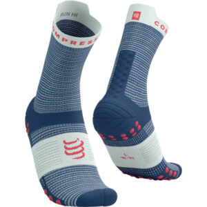 Chaussettes de running COMPRESSPORT Pro Racing Socks V4.0 Run High Bleu – taille 35/38 2025
