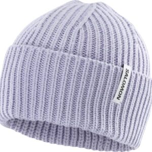 Bonnet de ski SALOMON Snowbird Beanie U – Violet – Taille Unique 2026