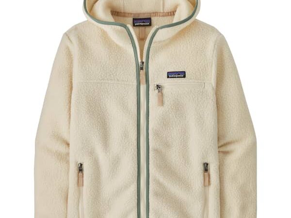 PATAGONIA W's Retro Pile Hoody - Beige / Blanc - taille XS 2026